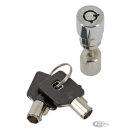 GZP Chrome neck lock pin set with key