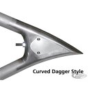 Curved Dagger 300 wide tire kit Softail