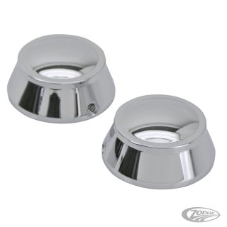 GZP Chrome swingarm pivot covers XL04