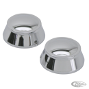 GZP Chrome swingarm pivot covers XL04
