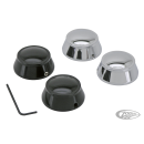 GZP Chrome swingarm pivot covers XL04