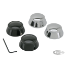 GZP Chrome swingarm pivot covers XL04