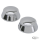 GZP Chrome swingarm pivot covers XL04