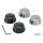 GZP Chrome swingarm pivot covers XL04