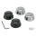 GZP Chrome swingarm pivot covers XL04