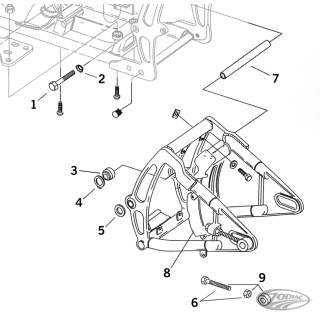 Each Spacer for Swingarm bearing