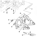 Each Spacer for Swingarm bearing