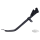 GZP Blk 1" over stock kickstand xl04-up