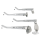GZP Chrome adjustable jiffy Softail 88-9