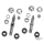 Chrome shock stud kit XL56-74 LOWER