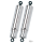 PS-412 shocks 13.5" FLH58-72 Chrome spri
