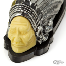 GZP Chr Indian fender light Ivory lens