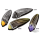 GZP Gold Indian fender light Ivory lens