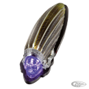 GZP Gold Indian fender light blue LED