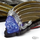 GZP Gold Indian fender light blue LED