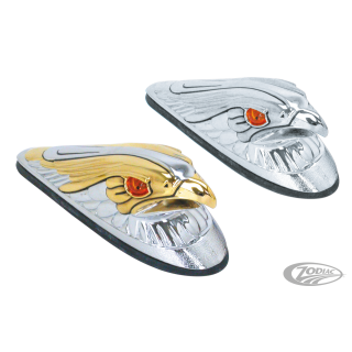 GZP Eagles head fender ornament chr.+ l