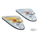 GZP Eagles head fender ornament chr.+ l