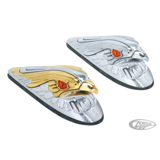 GZP Eagles head fender ornament gold +l