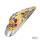 GZP Fender ornam. Gold Skull red eyes