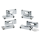 GZP Chr Slotted 1-1/4" front fender spac