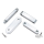 GZP Chrome front fender spacers T=.75" L