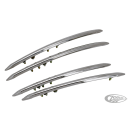 trim set, mudguard (fender), stainless s