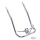 Chrome rear fender rail FL/FLH models