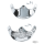 GZP Front fender tip for XL, FX model