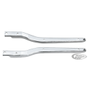 GZP Fender struts FX72-85, 2 hole, Chrom