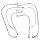 set of 3 oilpipes steel white plated, WL