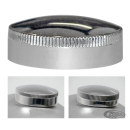 GZP long skirted gas cap fine knurling