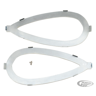 Pair tank name plate brackets