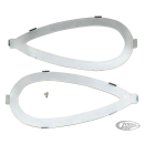 Pair tank name plate brackets