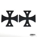 Iron Cross Square 2" tankrisers black