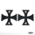 Iron Cross Square 2" tankrisers black