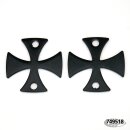 Iron Cross Round 2" tankrisers black