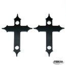 Gothic Cross 1 2" Tankrisers black