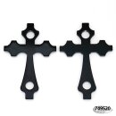 Gothic Cross 2 2" Tankrisers black