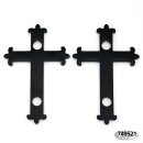 Gothic Cross 3 2" Tankrisers black