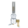 GZP Chrome petcock 22mm bung outlet down