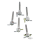 POWER FLO petcock single down outlet alu
