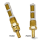 K-Tech 3/8"NPT polished brass petcock