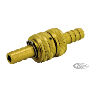 GZP Solo polish brass in-line fuel valve