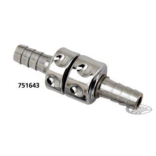 K-Tech inline petcock chrome