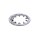 Zinc int. lockwasher, #6 - 25 pack