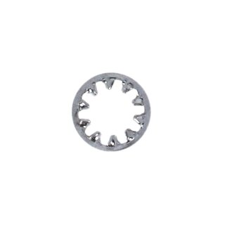 Zinc int. lockwasher, #8 - 25 pack