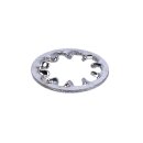 Zinc int. lockwasher, #8 - 25 pack