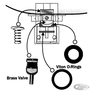 Fuel check valve rebuild kit