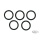 5Pck Fuel check valve o-ring