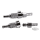 Goodridge quick disconnect chrome 1/4"